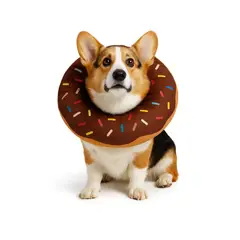 GENERICO - Collar Dona Para Mascotas Anti-lamido Talla S - Cafe - S