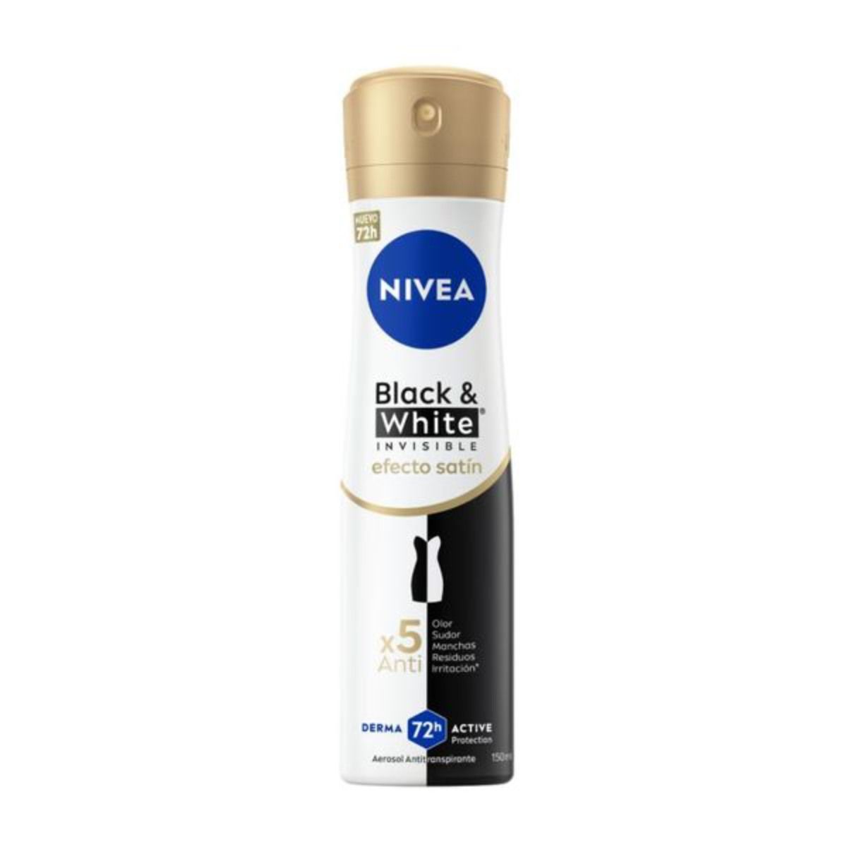 NIVEA - NIVEA  DESODORANTE SPRAY BLACK & WHITE  150ML