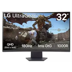 LG - Monitor Curvo Ultragear 32 - 1MS 180Hz 32GS60QC-B