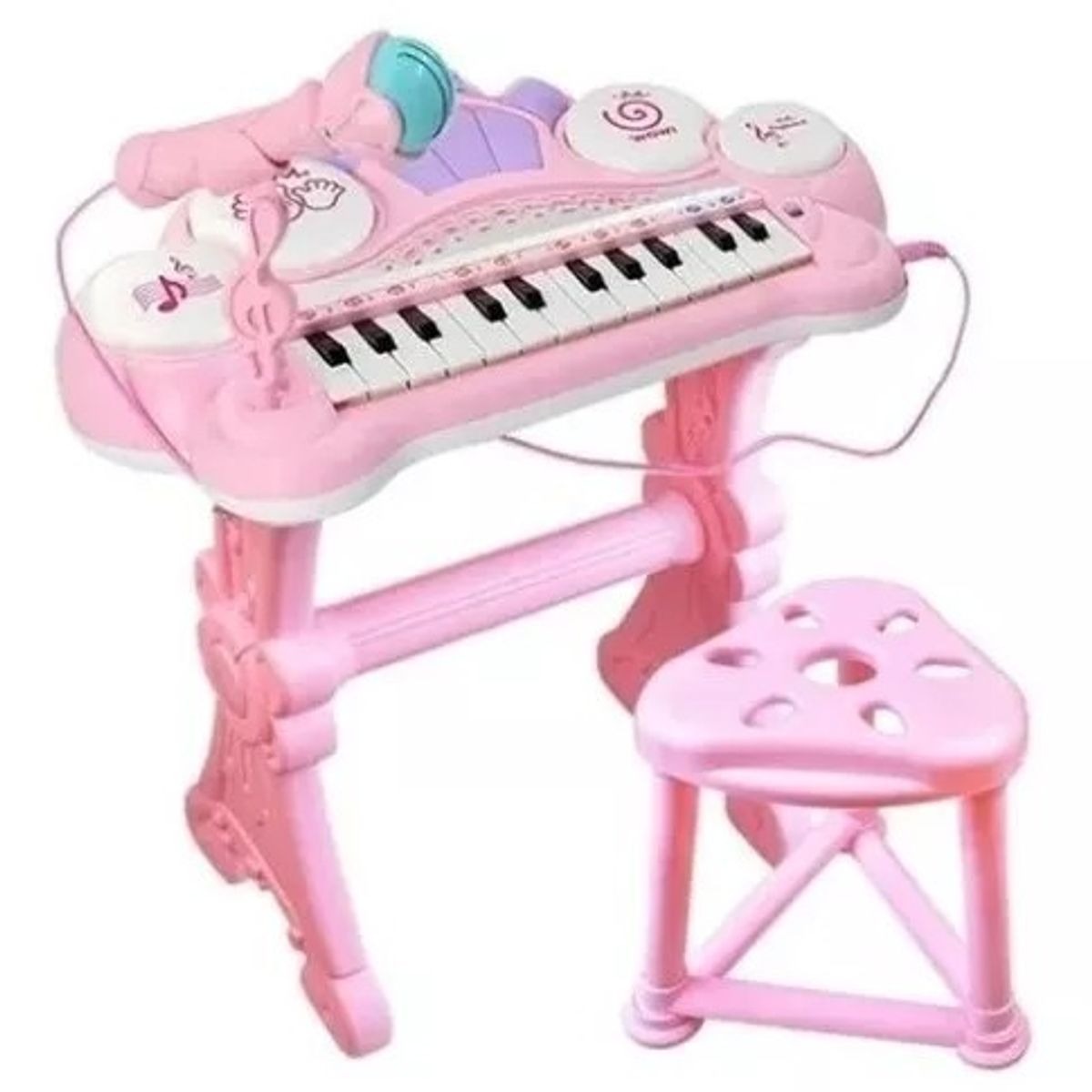 GENERICO - Teclado Electrónico Piano Para Niños Musical Con Micrófono