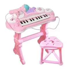 GENERICO - Teclado Electrónico Piano Para Niños Musical Con Micrófono