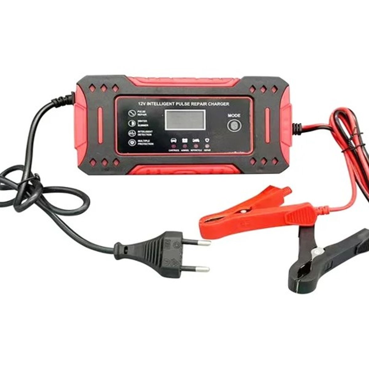 GENERICO - CARGADOR PARA BATERIAS DE 12V 06A IDEAL PARA VEHICULOS MX