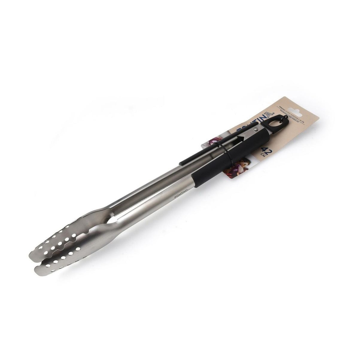 OEM - TENAZAS PARRILLERAS ACERO INOXIDABLE 42CM