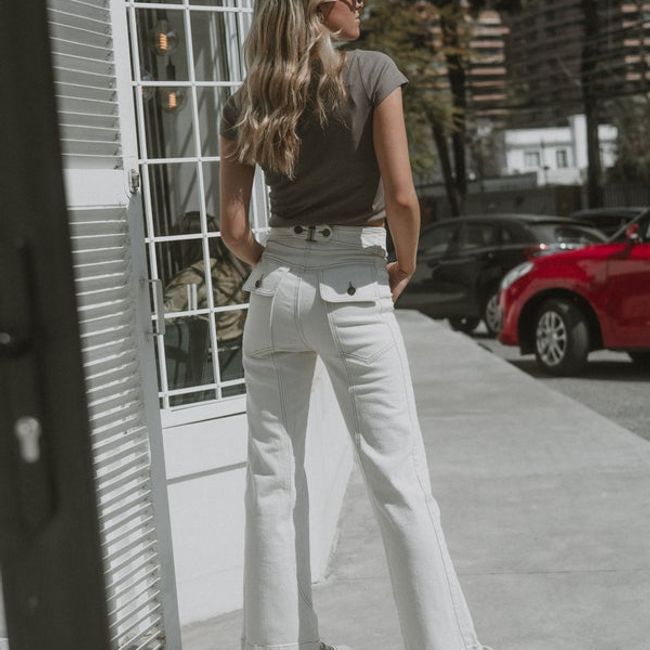 RUPHA - Pantalon Rupha Blanca Blanco