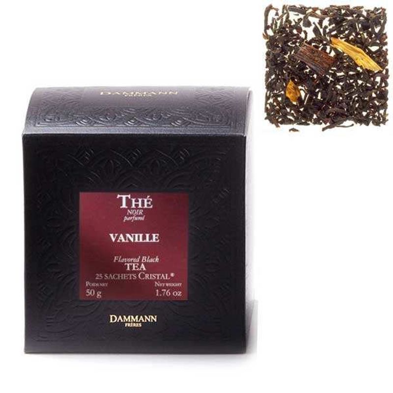 GENERICO - DAMMANN - CAJA DE TE CON 25 SACHETS CRISTAL - VANILLE