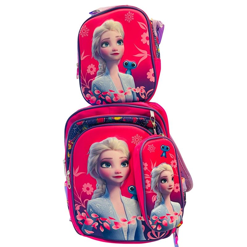 GENERICO - Set Mochila Con Ruedas 3 Piezas