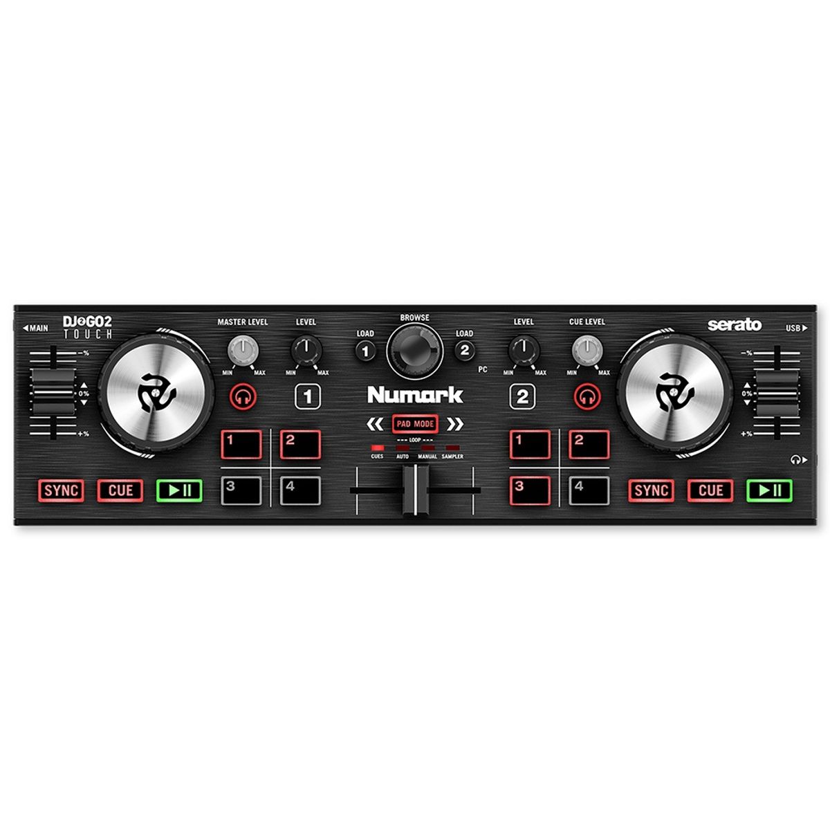 NUMARK - Mixer Controlador Dj Numark DJ2 GO2