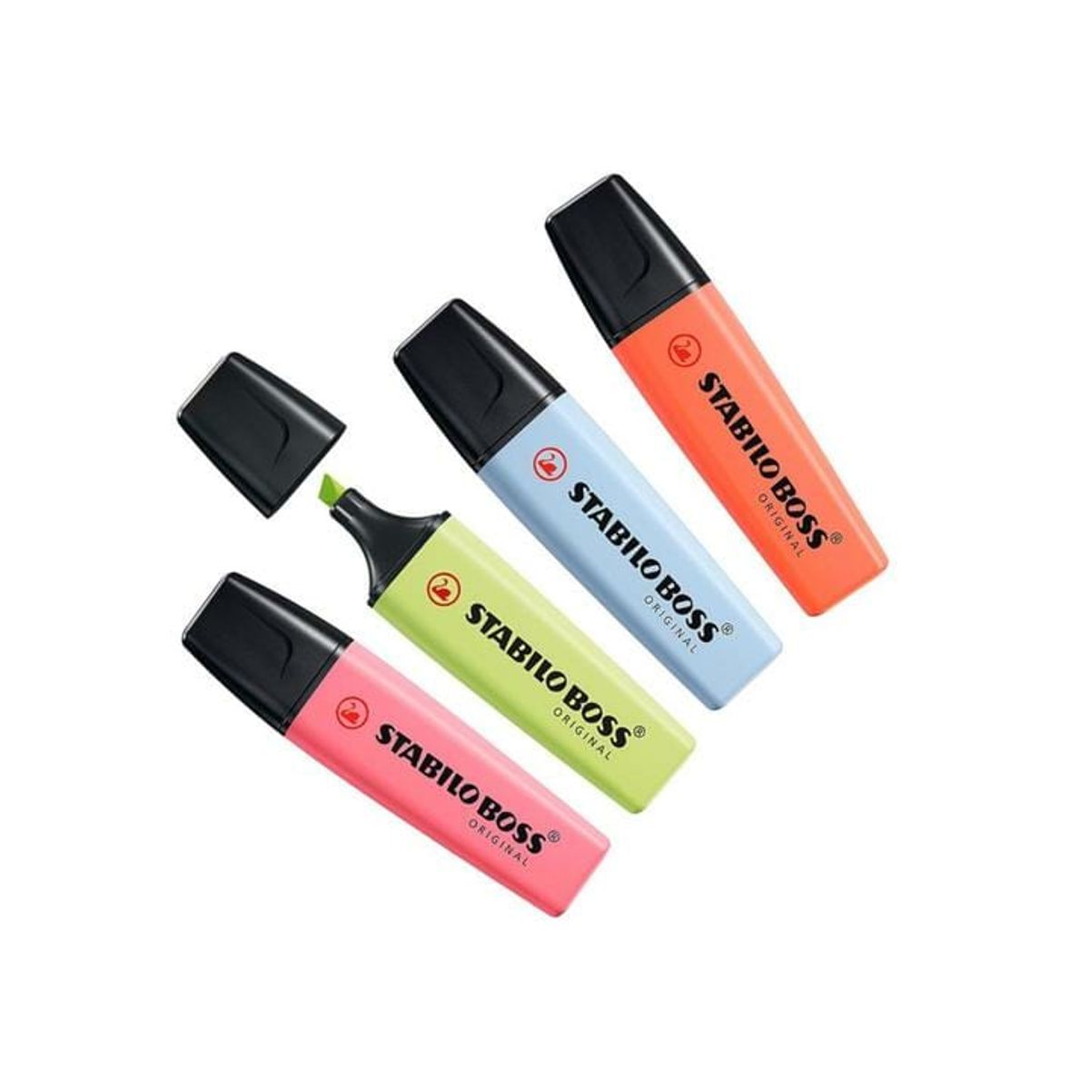 STABILO - Set de 4 Destacadores Stabilo Boss Original Pastel