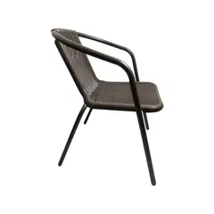 GENERICO - Silla De Terraza y Jardín Tipo Ratán Sintético Exterior