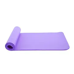 GENERICO - Mat de yoga 6mm 61x183cm lila tpe