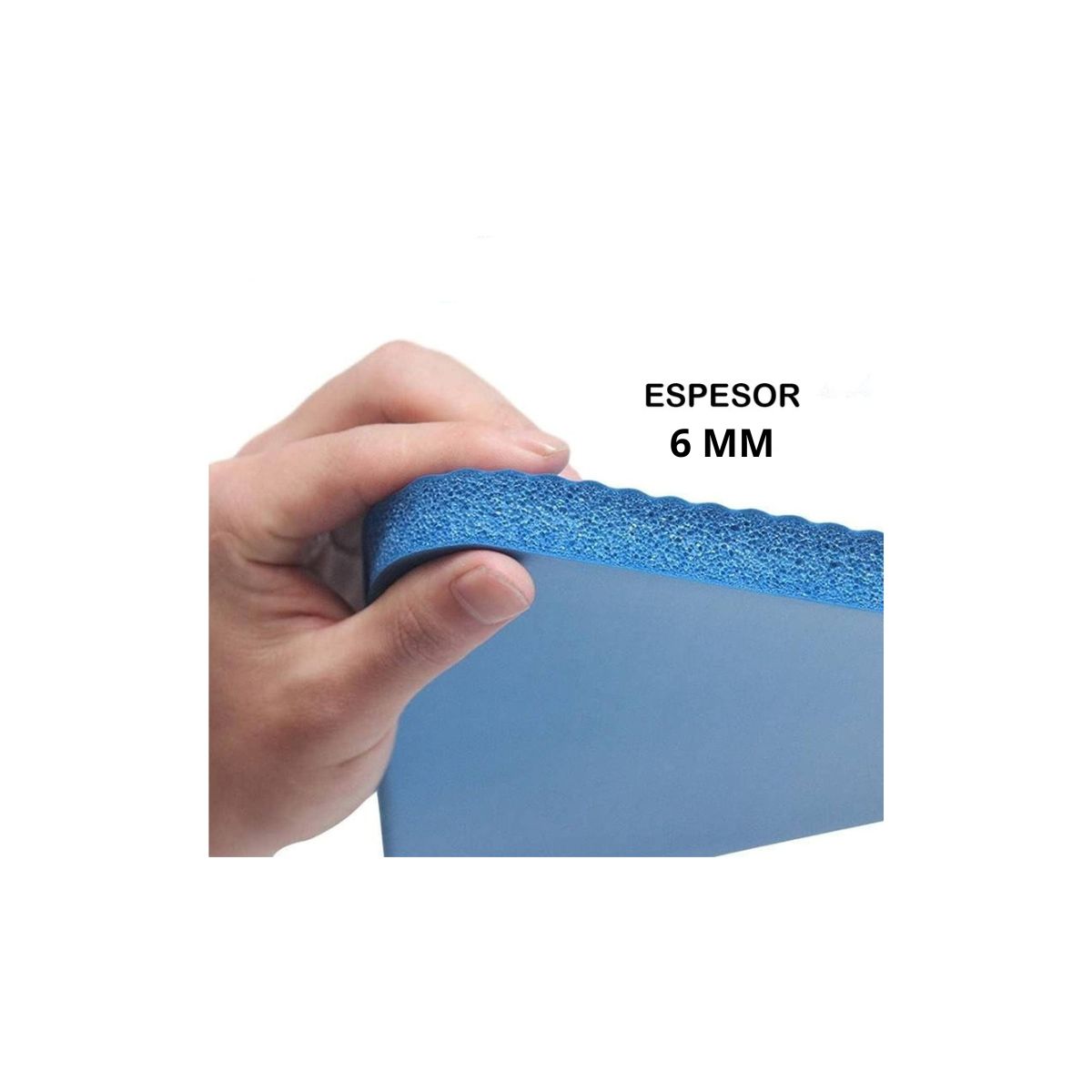 GENERICO - Mat de yoga 6mm 61x183cm lila tpe