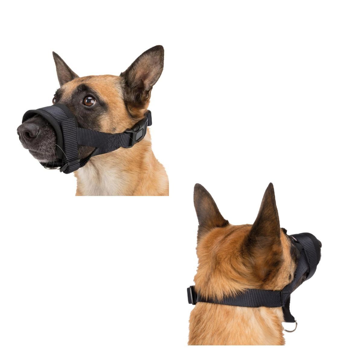 GENERICO - Bozal Acolchado Suave para Perros Talla L Antimordidas