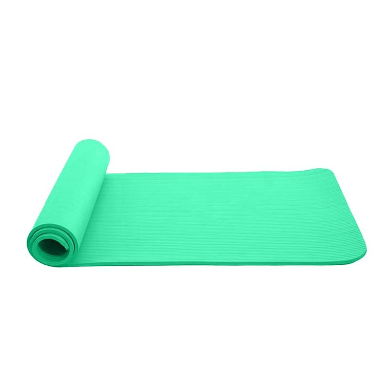 GENERICO - Mat de yoga 6mm 61x183cm turquesa tpe