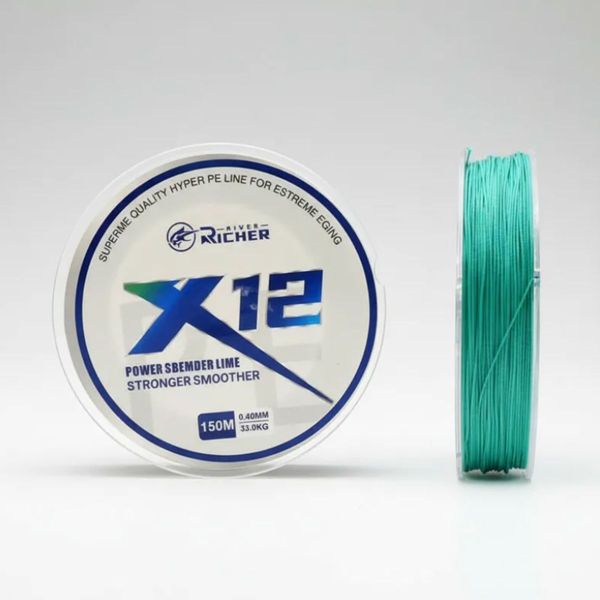 GENERICO - Línea De Pesca Trenzada X12 12 Hebras 150m 0.40mm 33kg