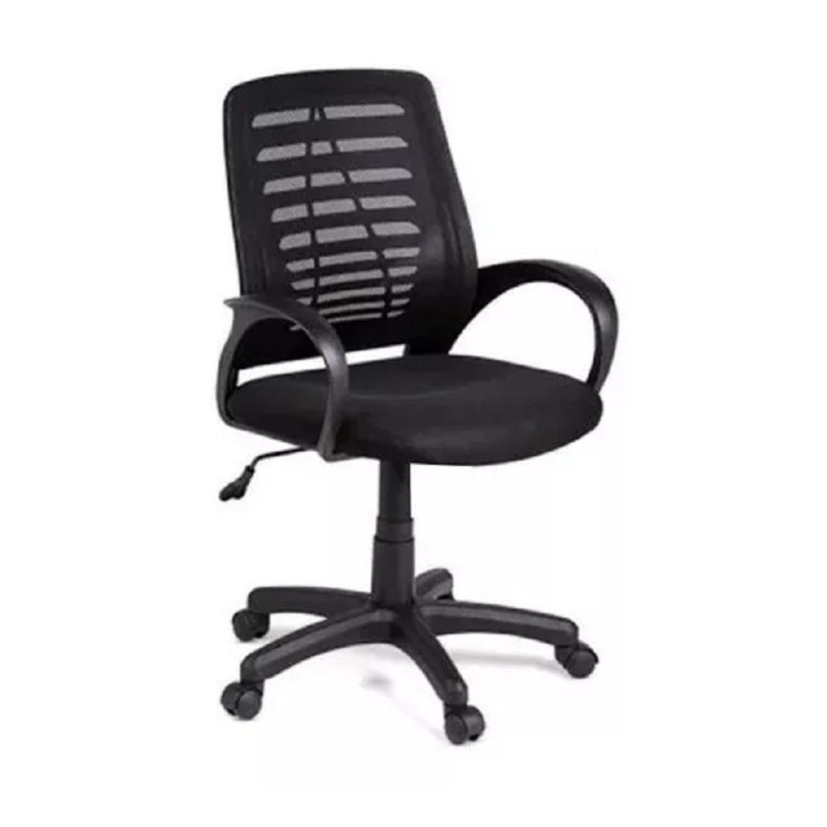 TODODESCUENTO - Silla De Escritorio Negra, Oficina, Ajustables