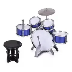 GENERICO - Bateria Musical Juguete Jazz Drum Niño 5 Tambores + Piso