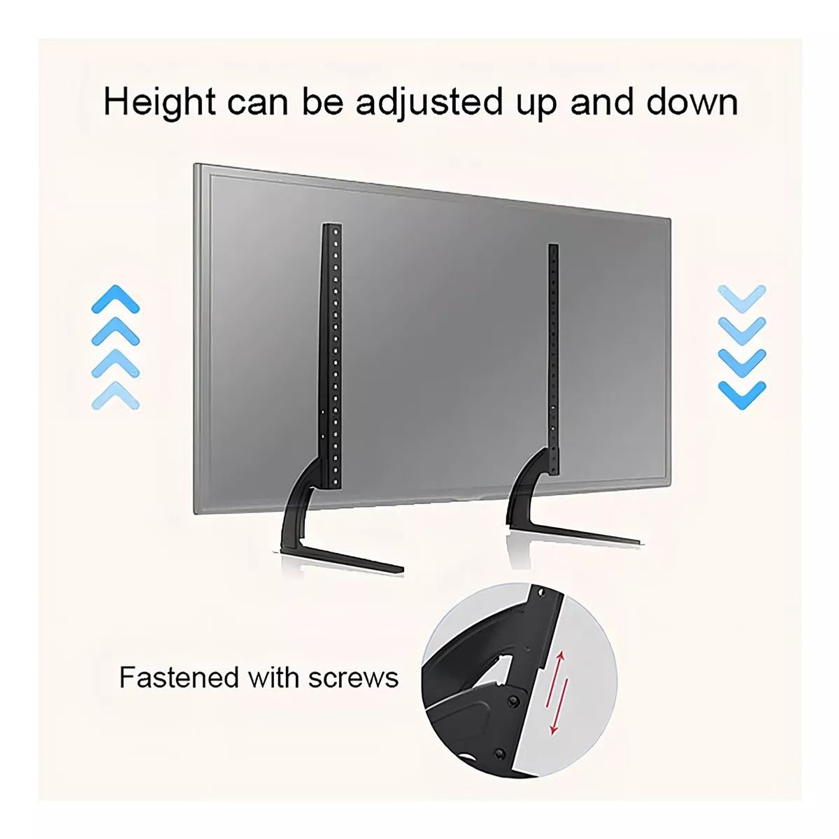 GENERICO - Soporte Para Tv De Mesa Desde Las 37 Hasta 75