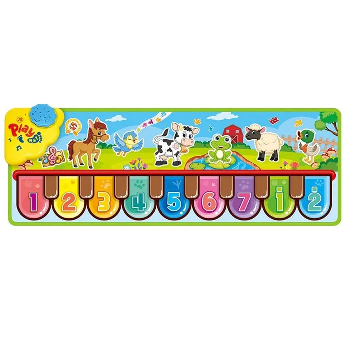 GENERICO - ALFOMBRA TAPETE MUSICAL PIANO PARA BEBES