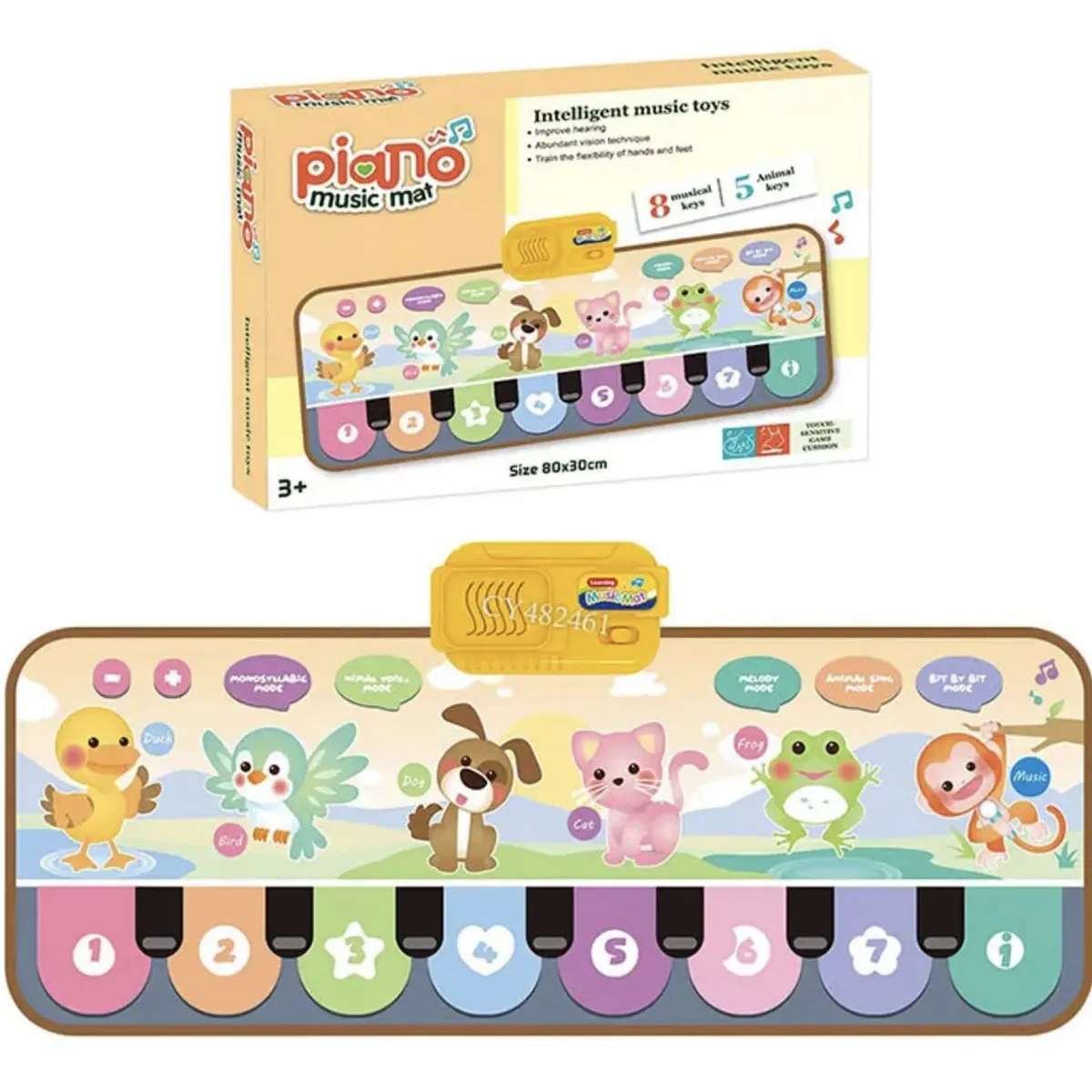 GENERICO - ALFOMBRA TAPETE MUSICAL PLAYMAT PARA BEBES
