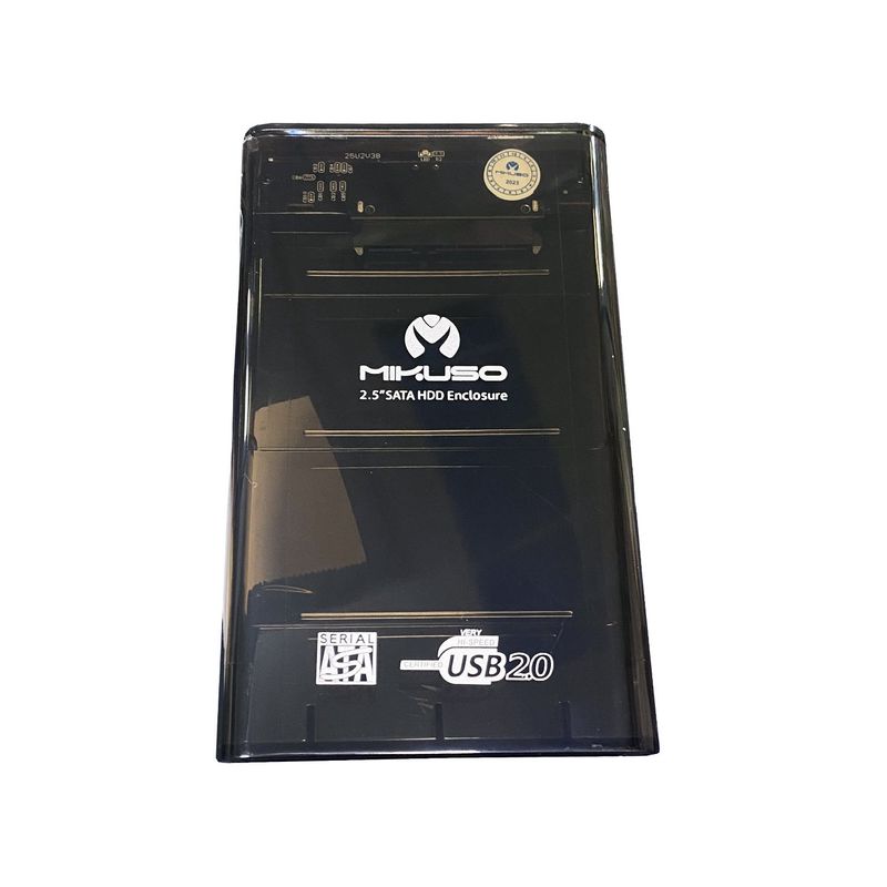 GENERICO - Cofre Disco Duro Transparente 2.0 Ecs-016
