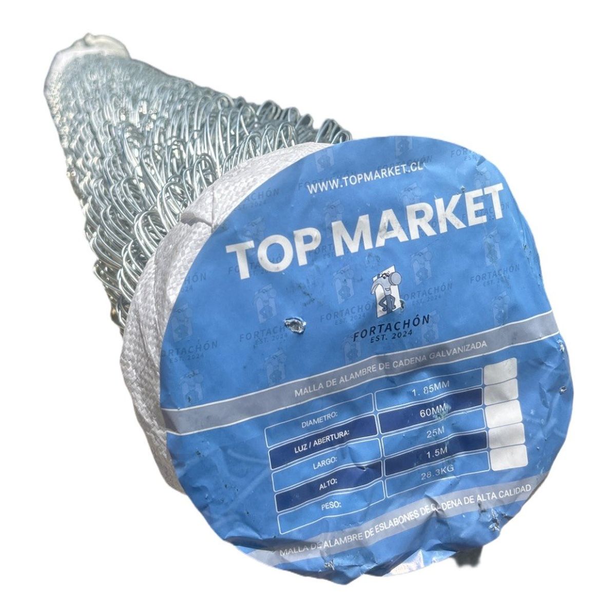 GENERICO - Malla Bizcocho Galvanizada 60mm 1,5 x 25Mt