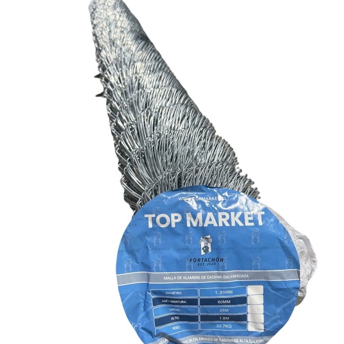 GENERICO - Malla Bizcocho Galvanizada 60mm 1,8 x 25Mt