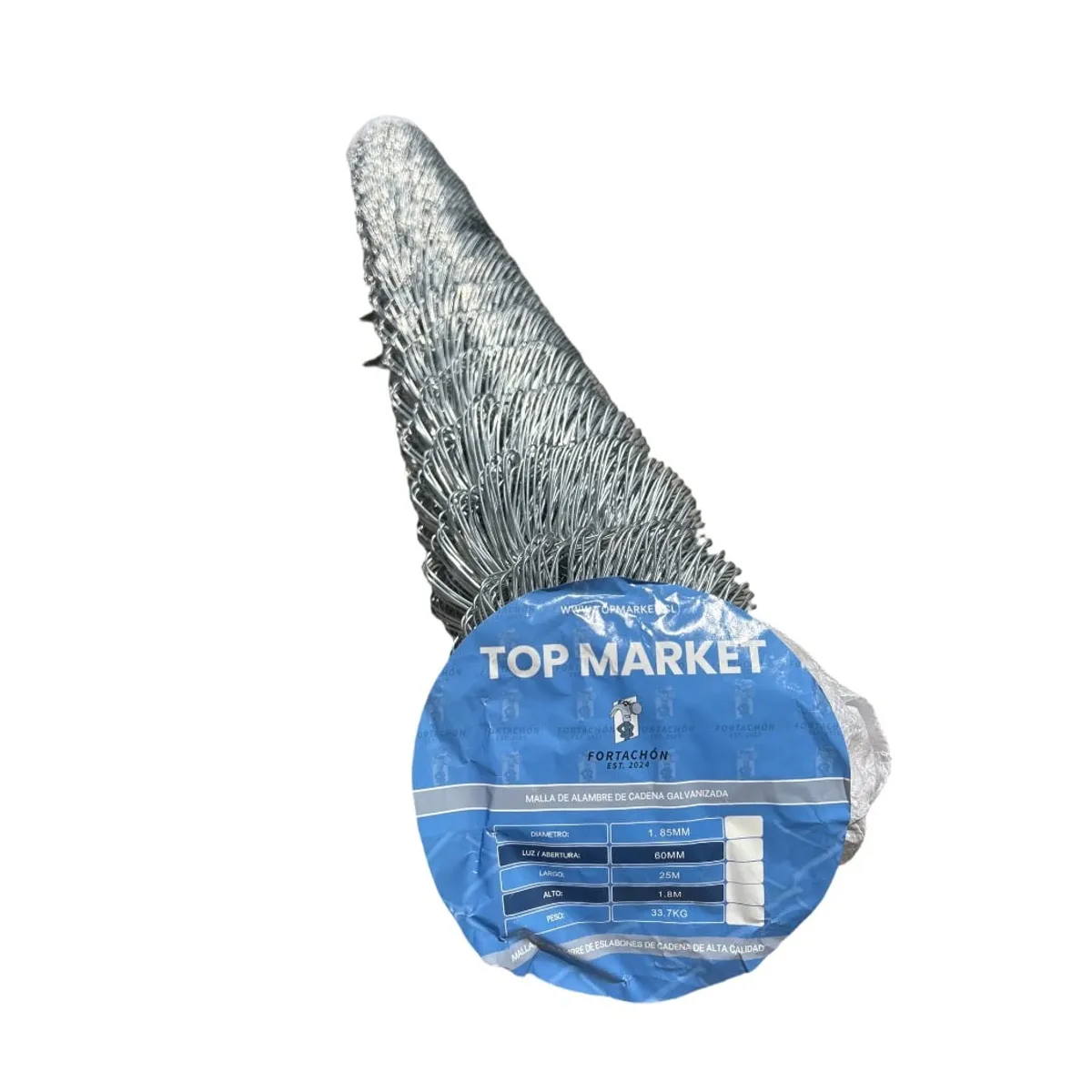 GENERICO - Malla Bizcocho Galvanizada 60mm 1,8 x 25Mt