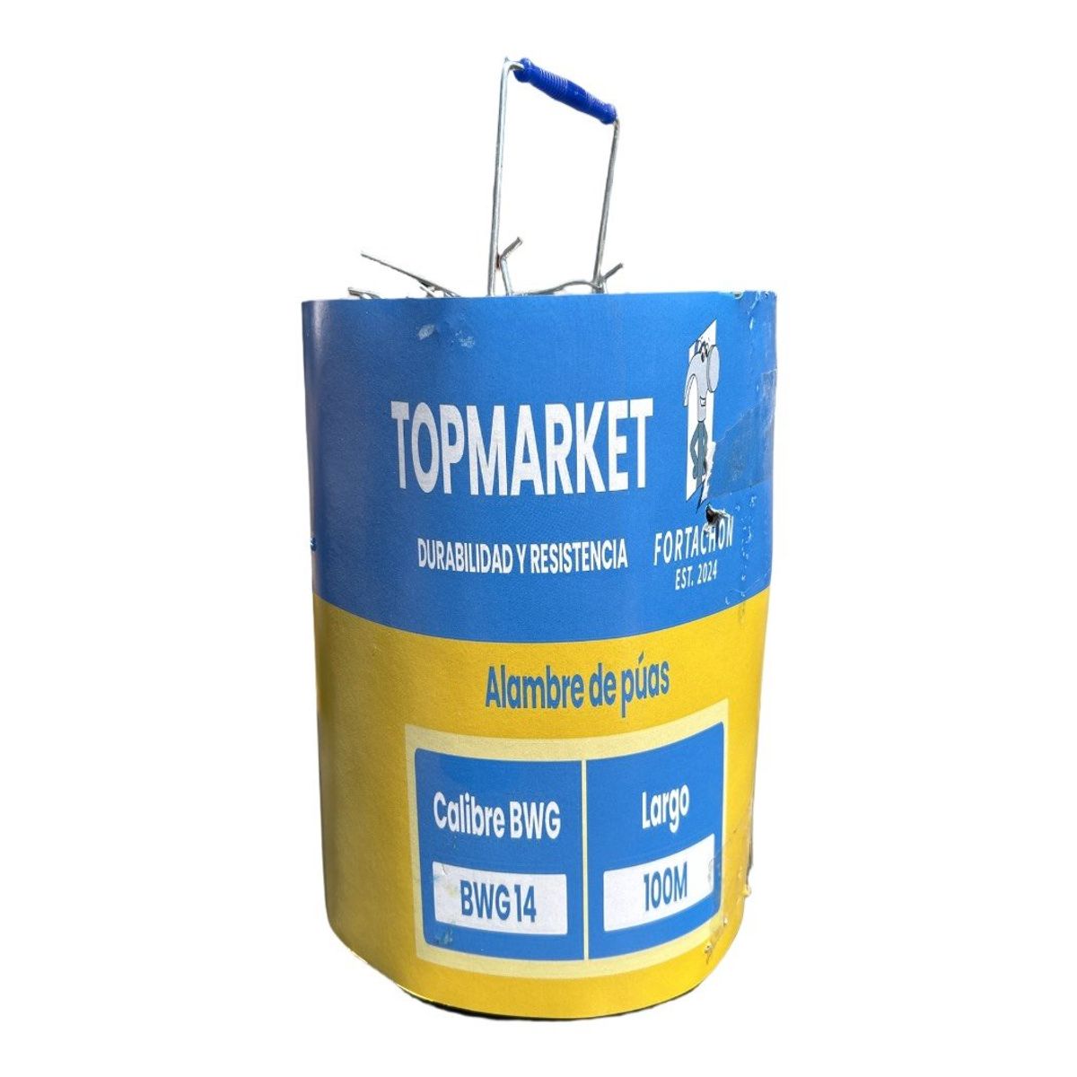 GENERICO - Alambre de Puas 14 x 100m Proteccion Perimetral