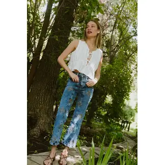 RUPHA - Pantalon Piedad azul