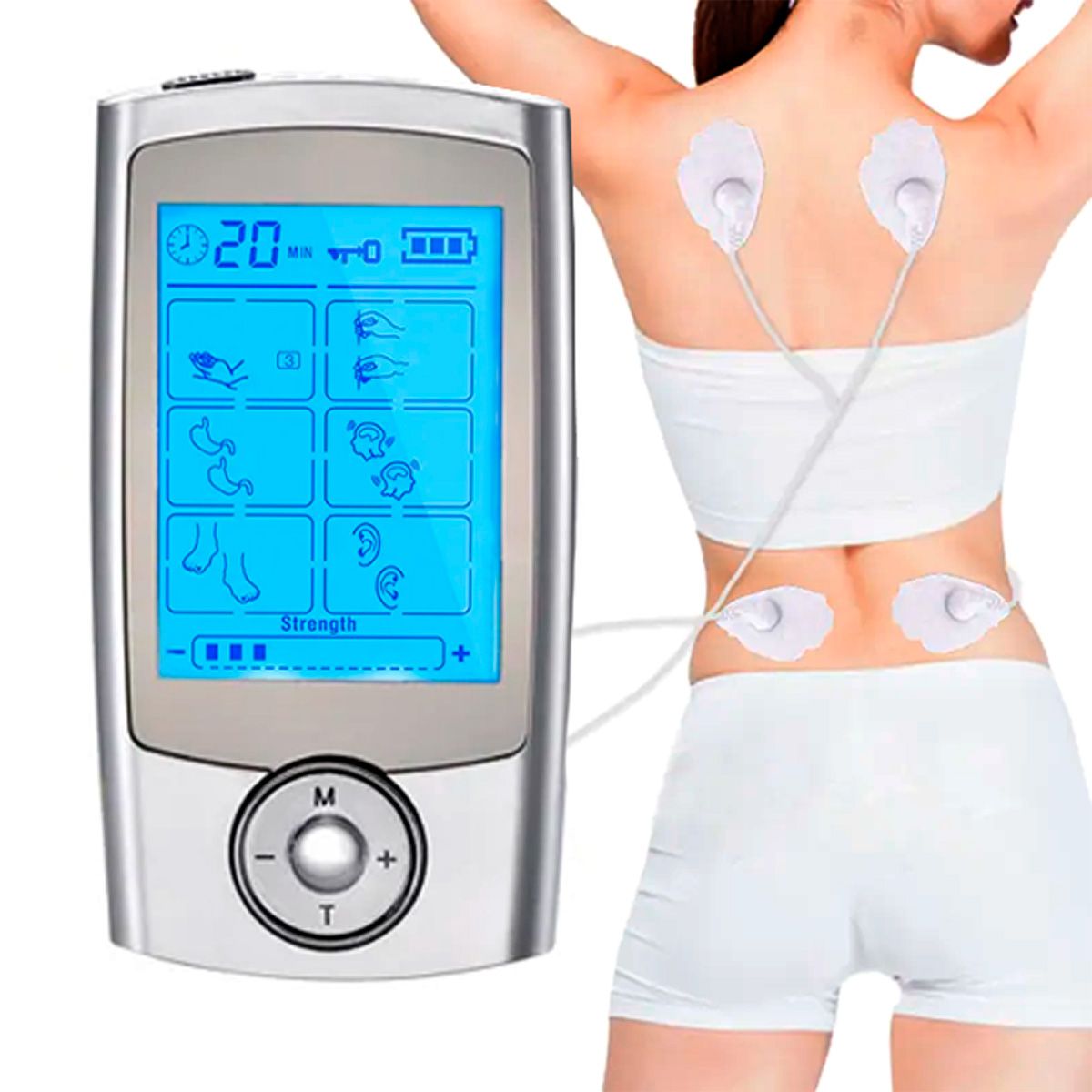 GENERICO - Tens + Electro Estimulador 6 Programas As1080