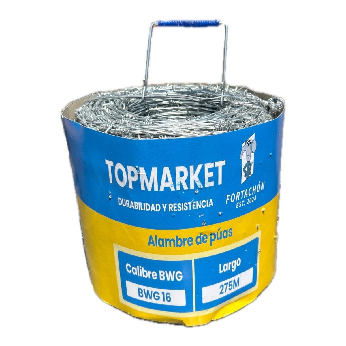 GENERICO - Alambre de Puas 16 x 275m Proteccion Perimetral