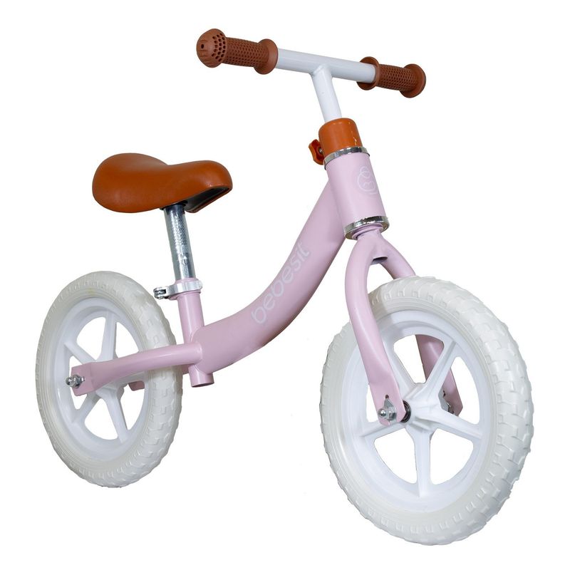 BEBESIT - Bicicleta Infantil Sin Pedales Niños Rosa 50(33-38)77 cm
