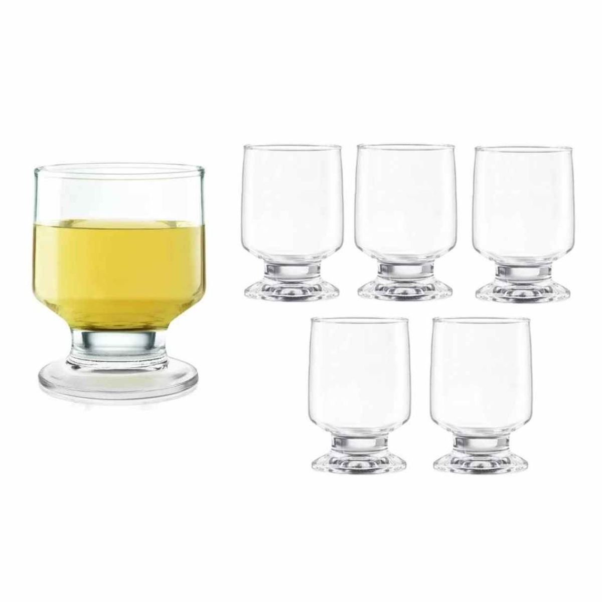 CRISTAR - Set De 6 Copas De Vino 170cc Lexington