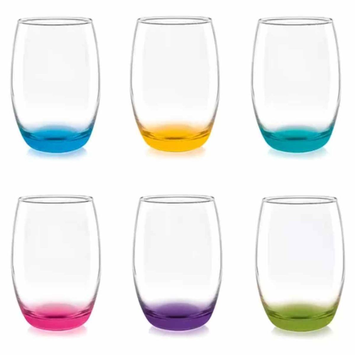 CRISTAR - Set De 6 Vasos Altos 460cc Mikonos