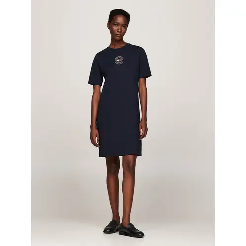 TOMMY HILFIGER - Vestido Logo Nautico Regular Fit Azul