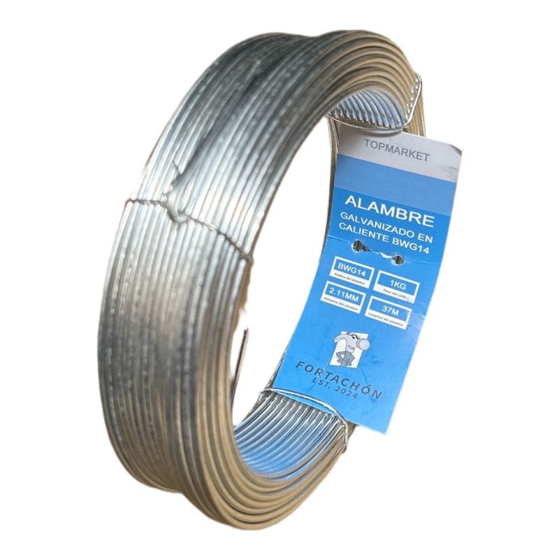 GENERICO - Alambre Galvanizado Multiuso N14  1000gr