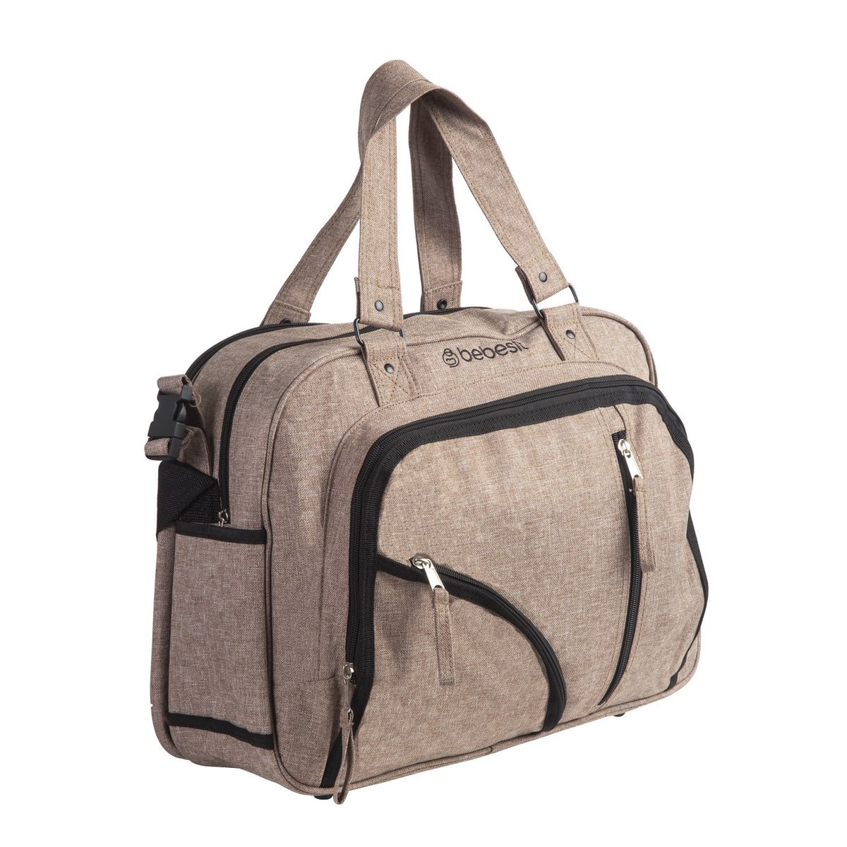 BEBESIT - Bolso Maternal Mudador Pañalera Bebesit Melange - Beige