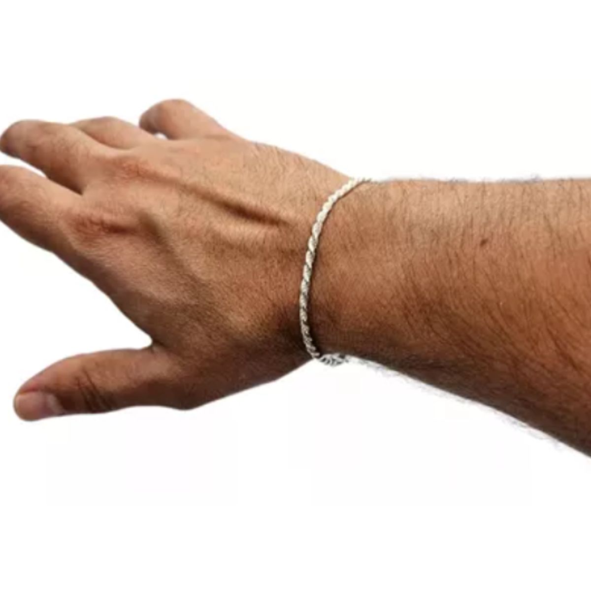 GENERICO - Pulsera Turbillon Plata Italiana 925 - 19.5 cm