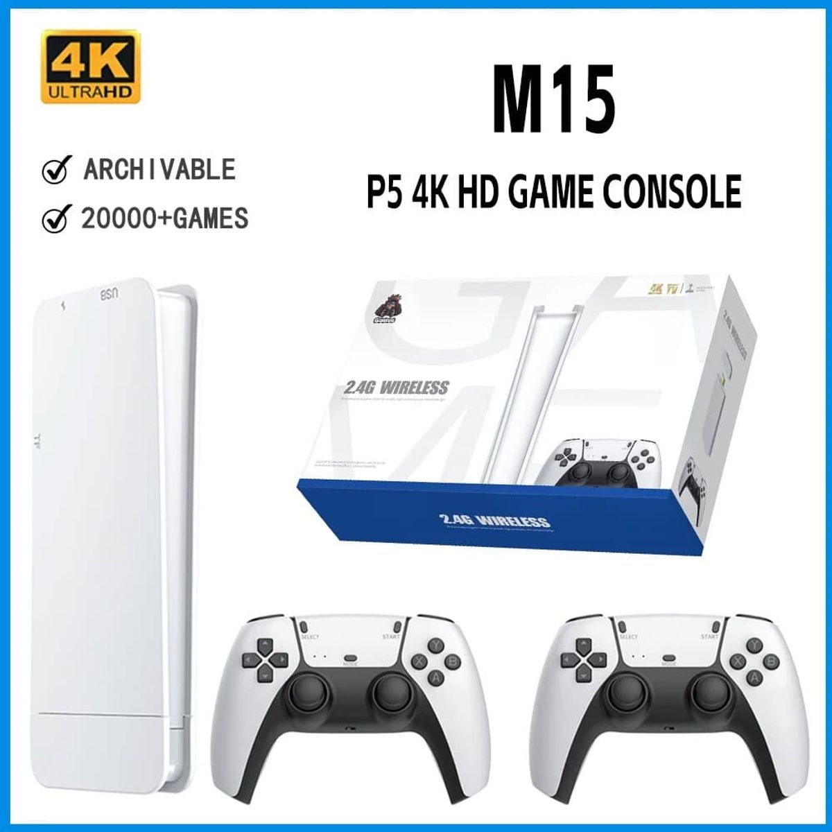 GENERICO - Consola - 2.4 G Gamepad - 2 Controles.