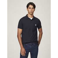 Polo Con Logo De Monogram Azul