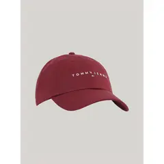 TOMMY HILFIGER - Jockey De Seis Paneles Con Logo Burdeo