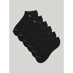 TOMMY HILFIGER - Pack De 6 Calcetines Sport Negro
