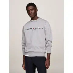 TOMMY HILFIGER - Polerón Established 1985 Gris