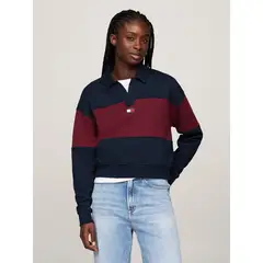 TOMMY HILFIGER - Sweater Relaxed Color Block Multicolor