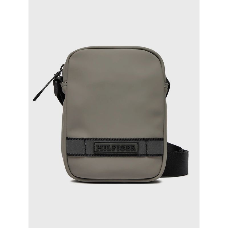 TOMMY HILFIGER - Bolso Reporter Monotype Gris Tommy Hilfiger