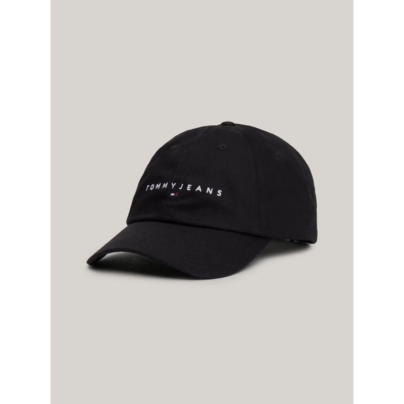 TOMMY HILFIGER - Jockey De Seis Paneles Con Logo Negro Tommy Hilfiger