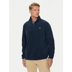 TOMMY HILFIGER - Polerón Solid Con Medio Cierre Azul