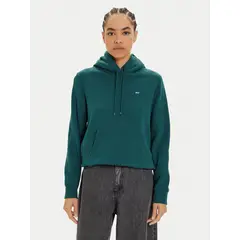 TOMMY HILFIGER - Polerón Hoodie Flag Logo Verde