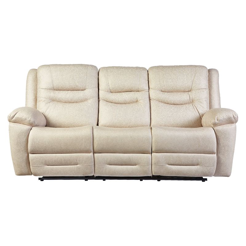 GENERICO - Sofá ODH Reclinable 3 Cuerpos London Cargador Inalámbrico Beige