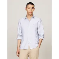 Camisa Heritage De Rayas Regular Fit Celeste